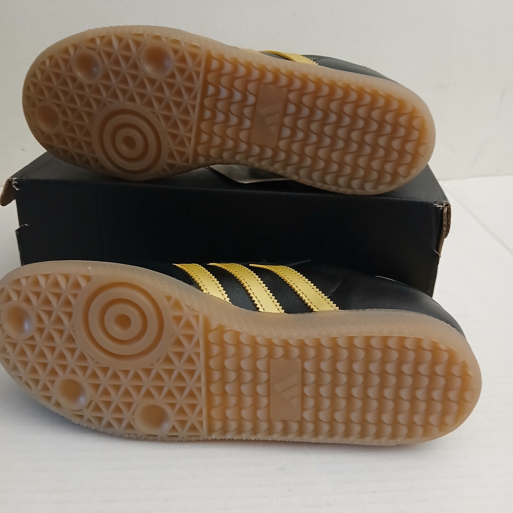 Adidas Samba Black and Gold Sneakers Size 6 New $110 - Picture 7 of 12